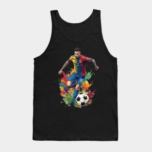 Soccer Footballer Tank Top